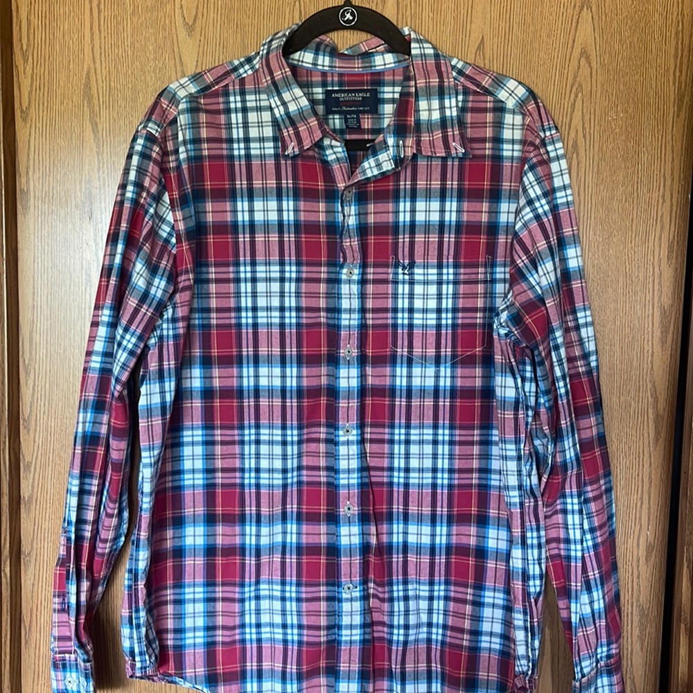 Plaid dress shirt